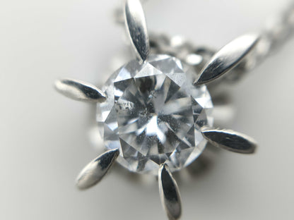 D0.48ct PT900/850 3.9g Necklace 