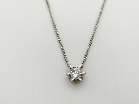 D0.48ct PT900/850 3.9g Necklace 