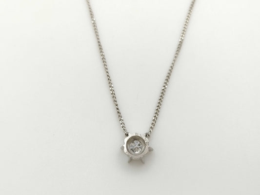D0.48ct PT900/850 3.9g Necklace 