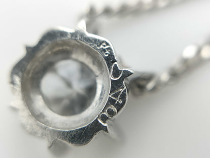 D0.48ct PT900/850 3.9g Necklace 