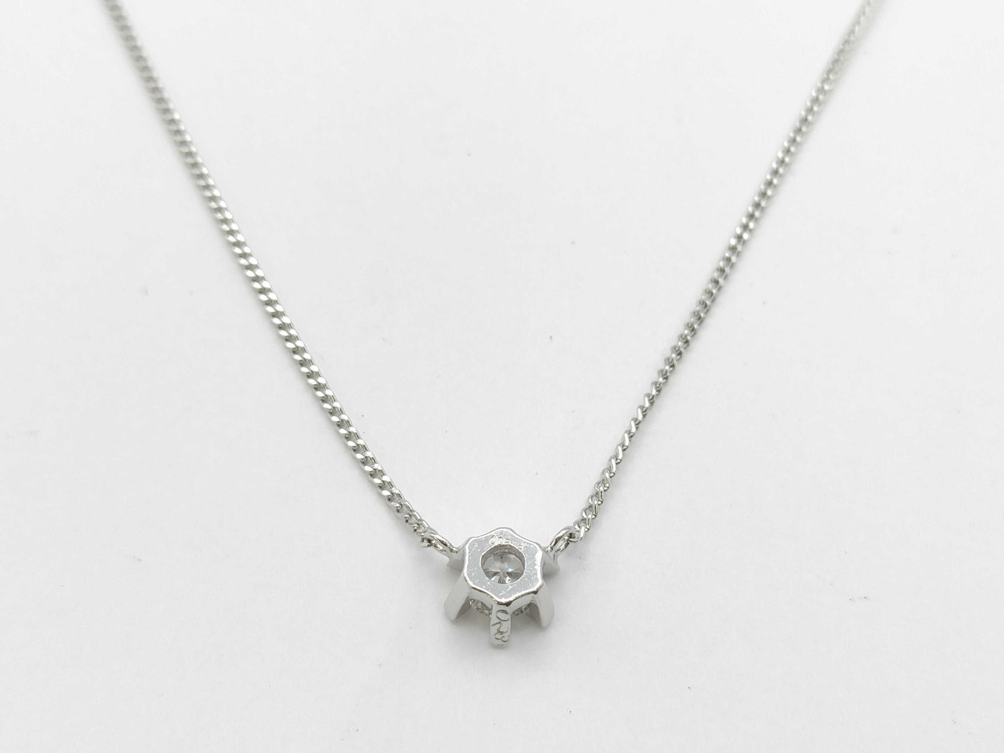 D0.23ct PT900/850 2.8g Necklace 