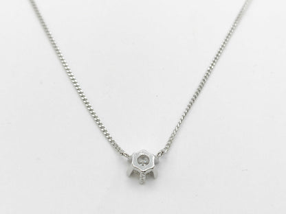 D0.23ct PT900/850 2.8g Necklace 