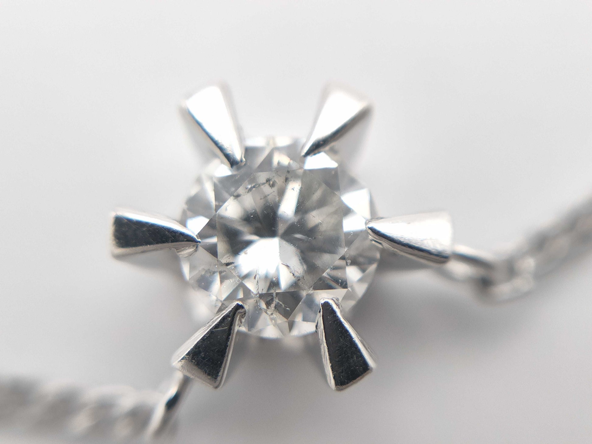 D0.23ct PT900/850 2.8g Necklace 