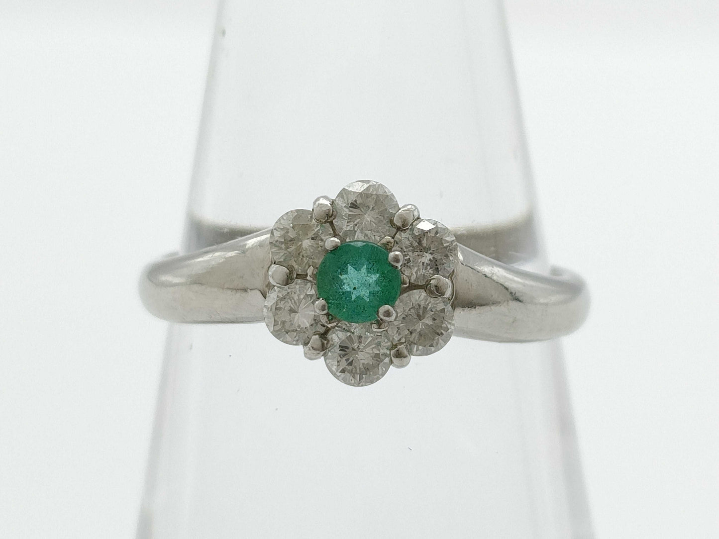 E0.10ct D0.43ct PT900 3.2g Ring 