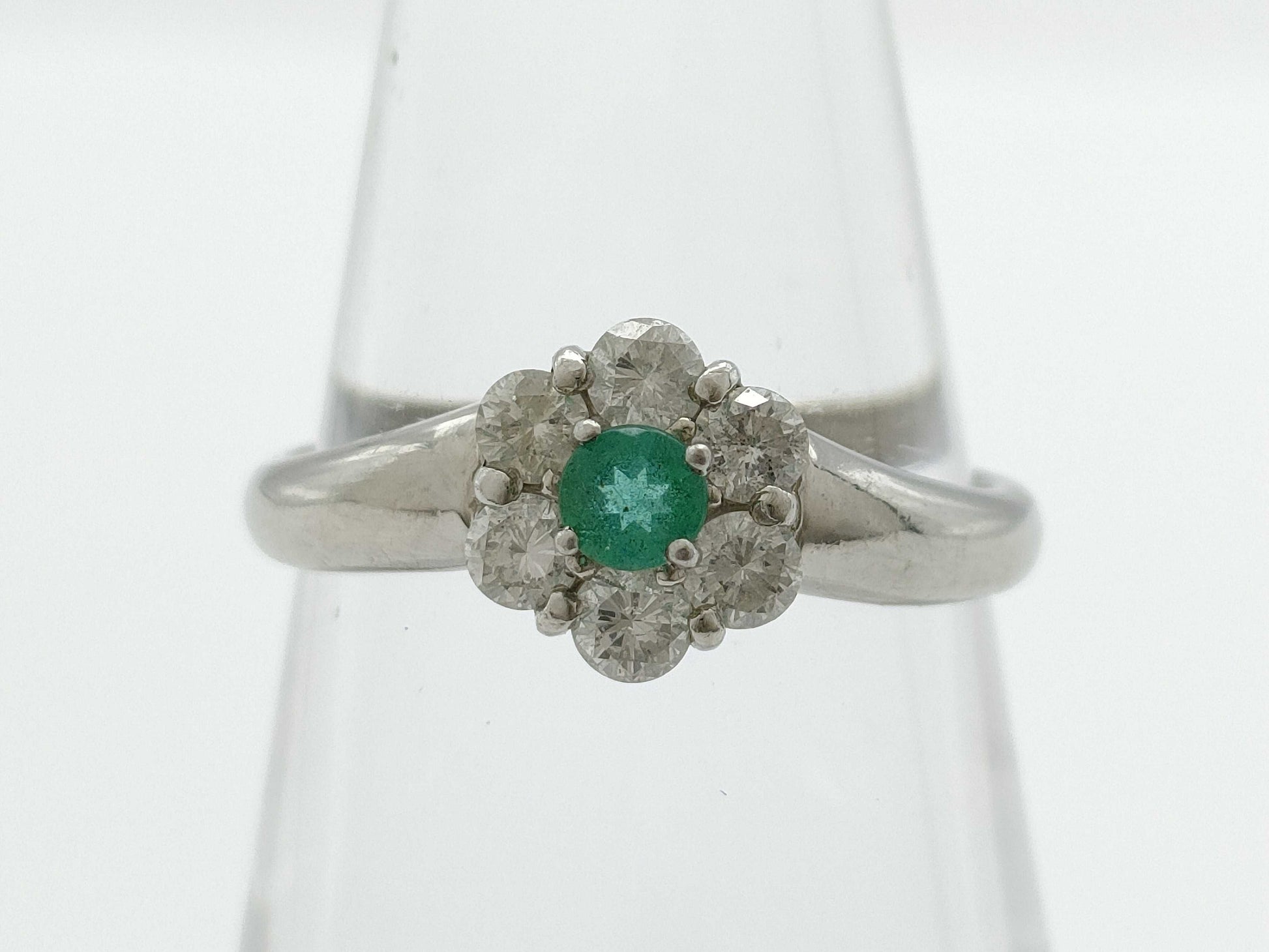 E0.10ct D0.43ct PT900 3.2g Ring 