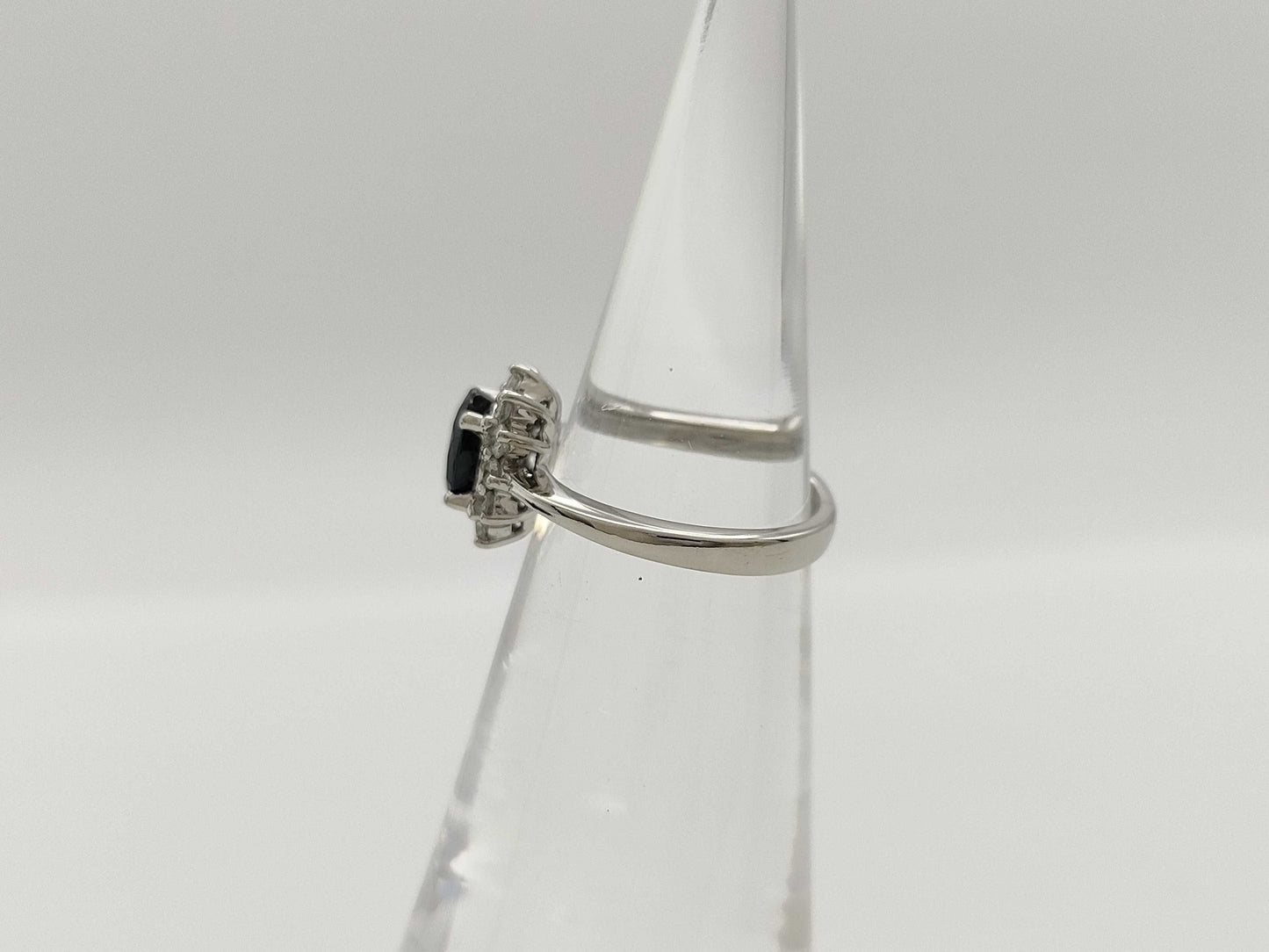 S 0.95ct D 0.21ct PT900 3.6g Ring 