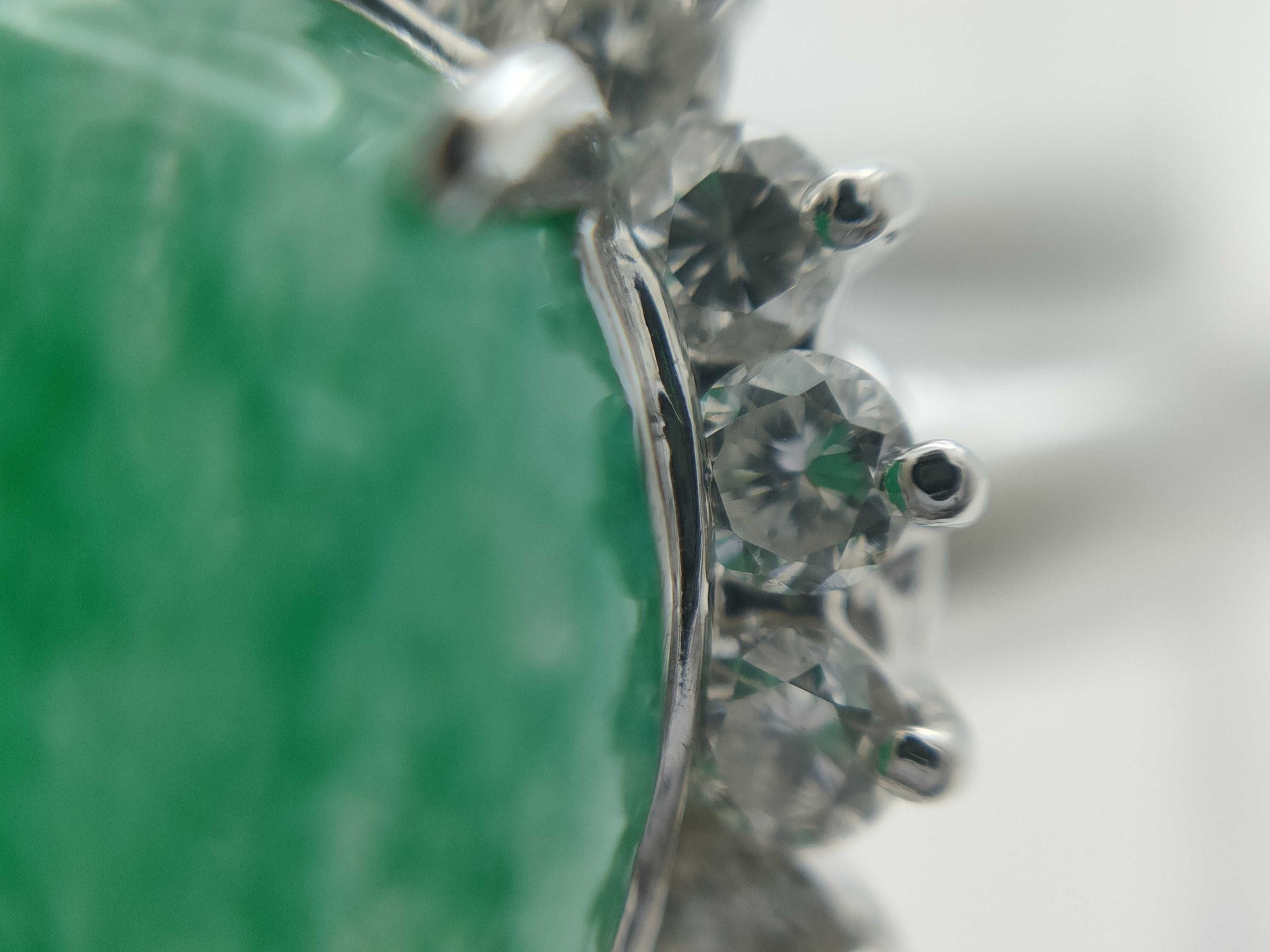 Colored Stone 2.89ct D0.49ct PT900 6.2g Ring 