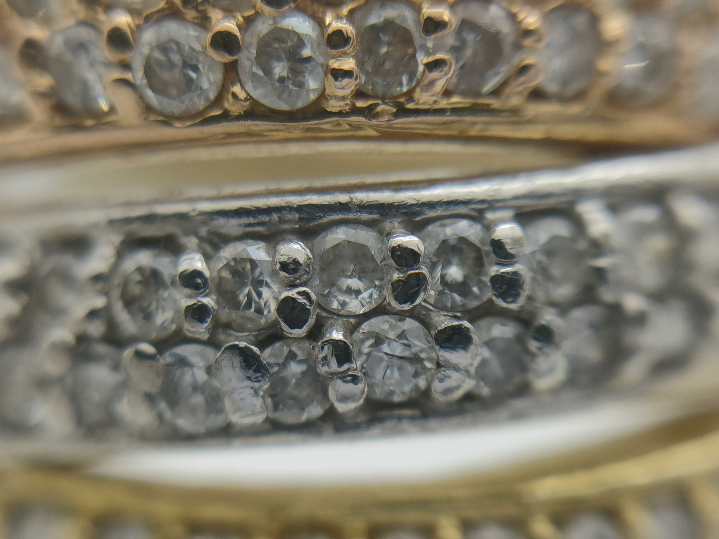 D1.00ct K18/PT900 9.6g Ring 