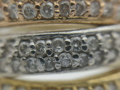 D1.00ct K18/PT900 9.6g Ring 