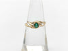 Emerald and Diamond 18K 1.4g Ring 