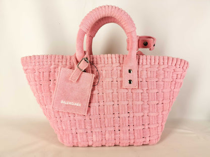 BALENCIAGA Basket Bag Pink Handbag