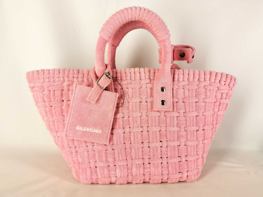 BALENCIAGA Basket Bag Pink Handbag