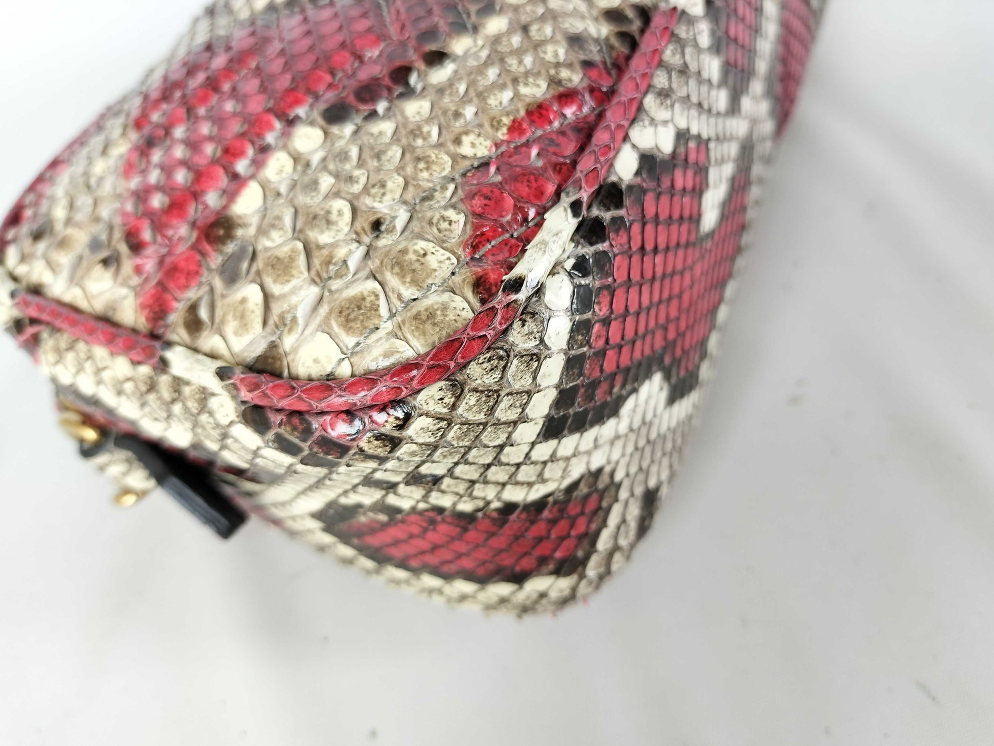 GUCCI GUCCI GG Marmont Python Shoulder Bag 447632