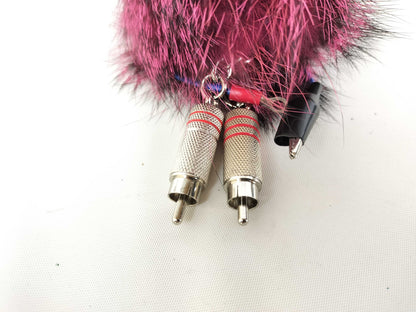 PRADA PRADA Robot Keychain Fur Other Accessories
