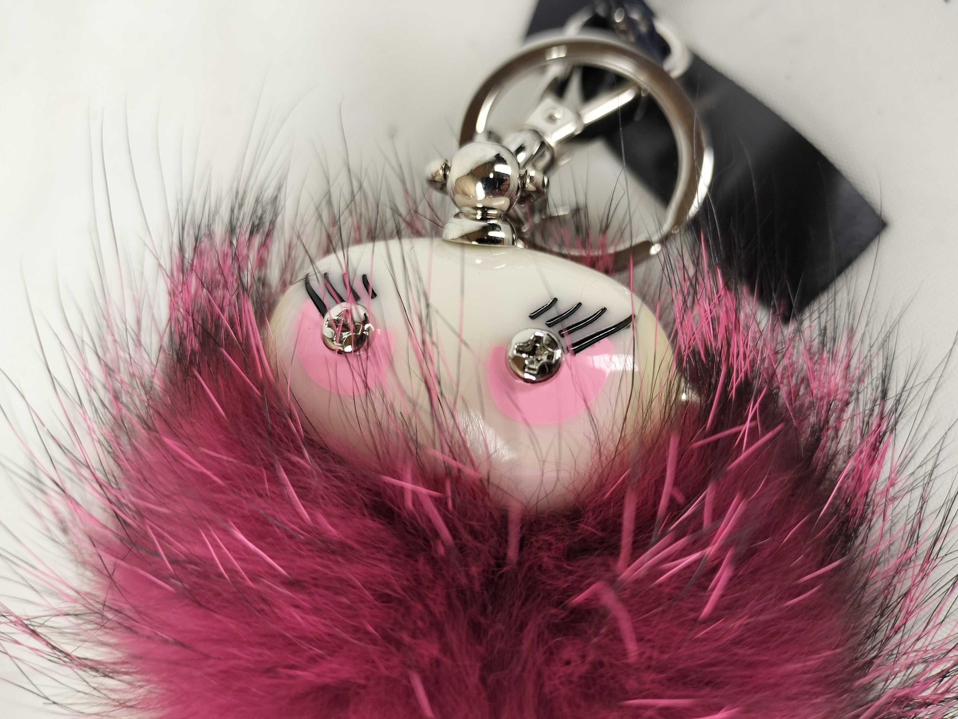 PRADA PRADA Robot Keychain Fur Other Accessories