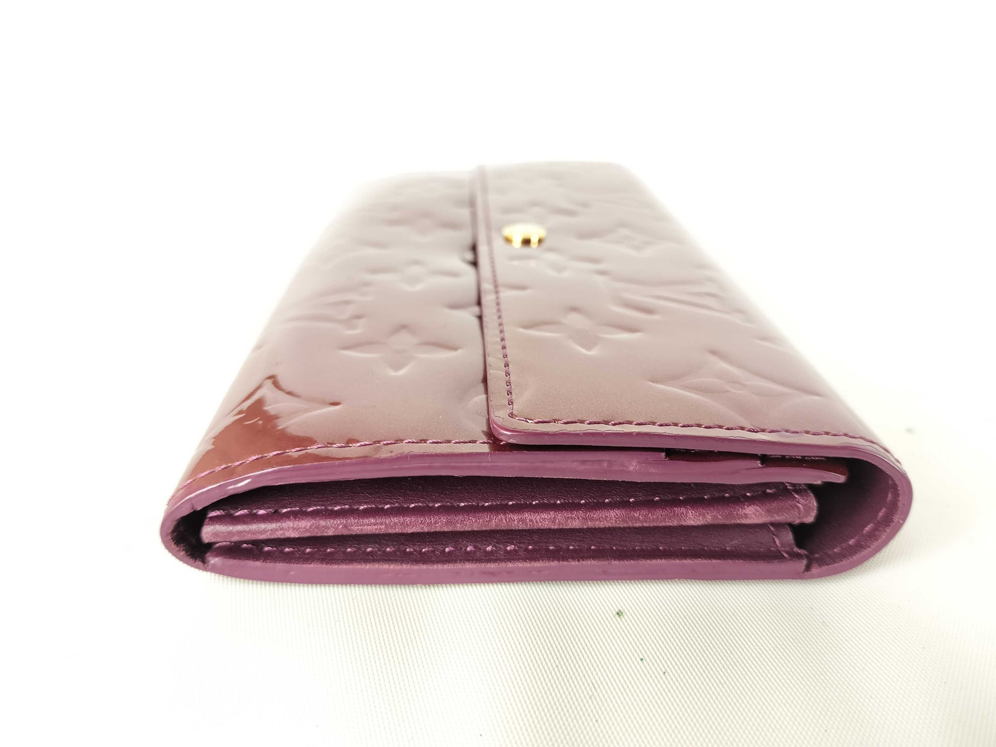 LOUIS VUITTON Vernis Portefeuille Sarah Long Wallet M91521 TH4037 Wallet