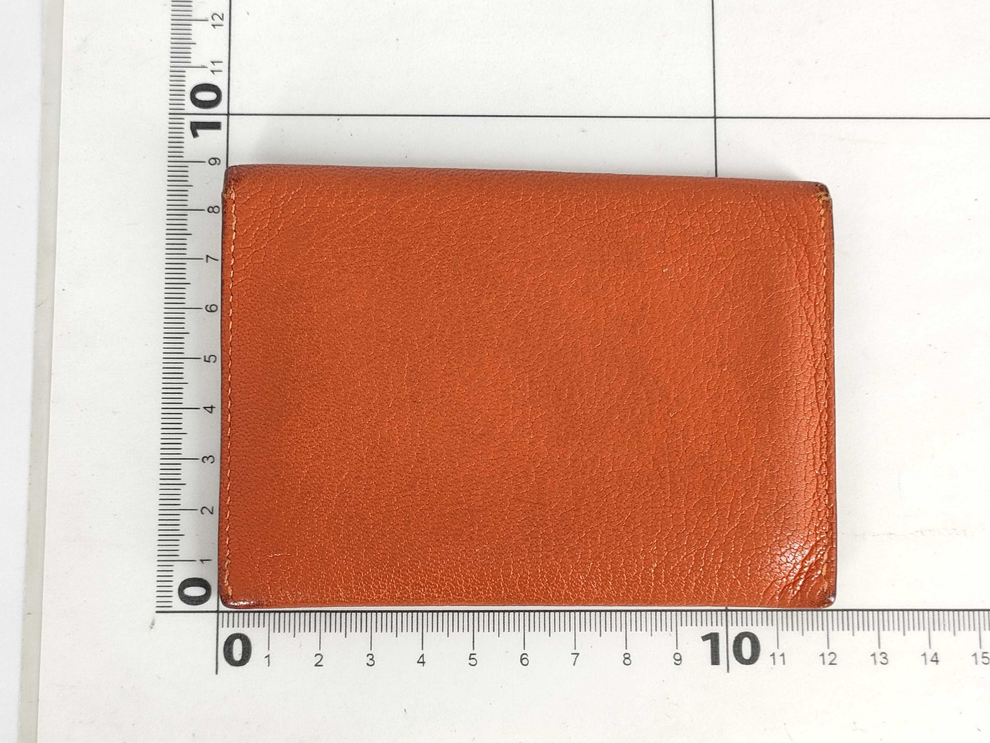 HERMES HERMES Envelope PM Leather Business Card Case Card Case/Pass Case/Business Card Holder