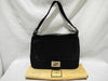 FENDI Suede Black Handbag Shoulder Bag