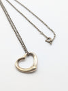 Tiffany & Co. Open Heart Tiffany Necklace Open Heart 925 6.9g Necklace