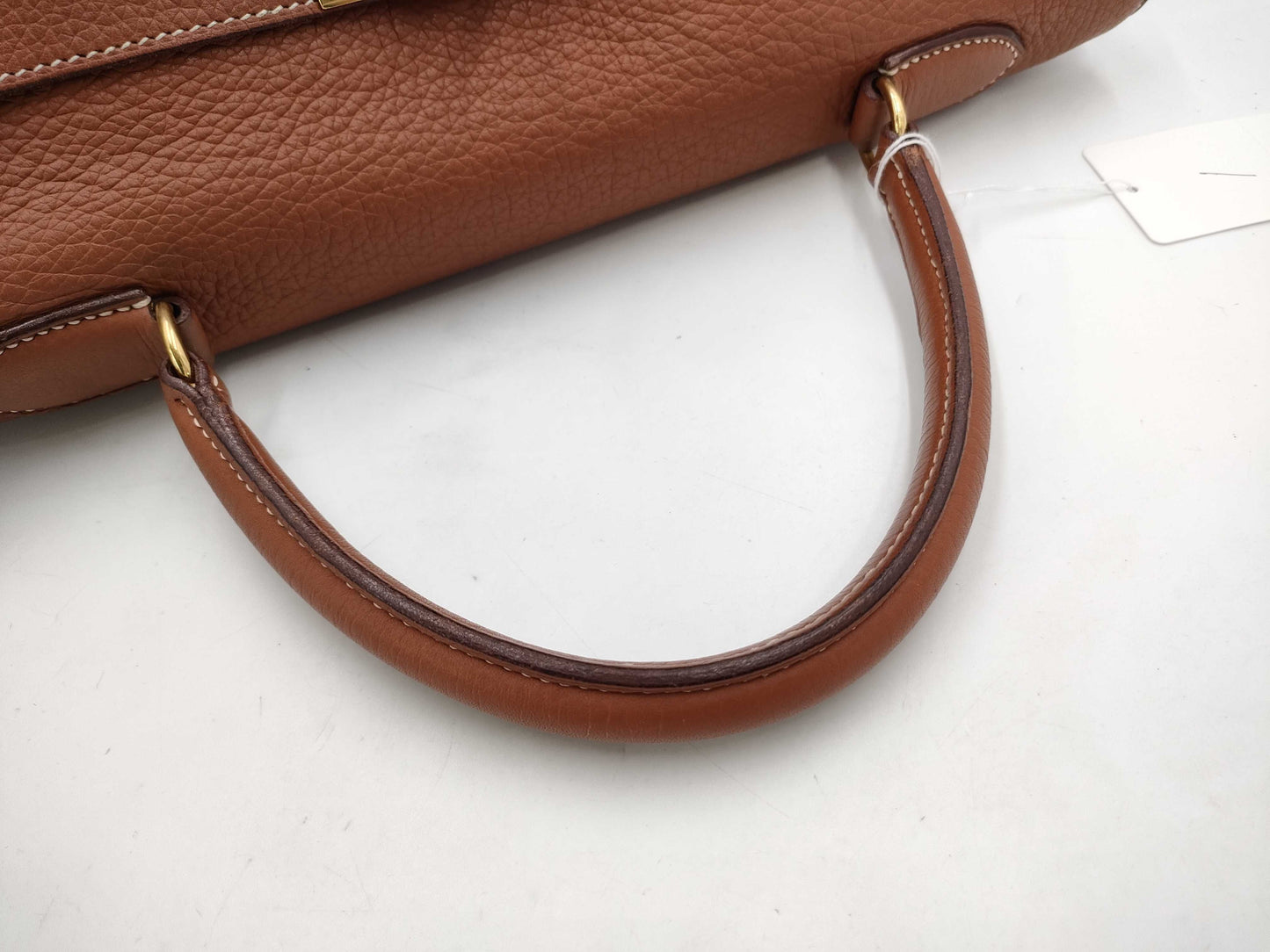 HERMES Kelly 35 Taurillon Clemence 2-Way Bag with "Y" Stamp, Gold Hardware, Handbag