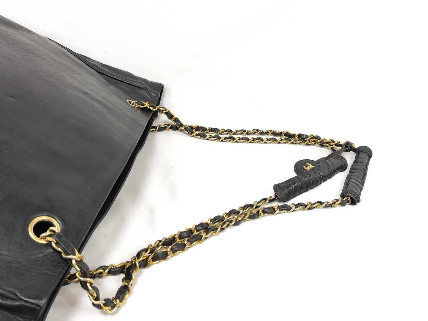 CHANEL Lambskin Quilted Tote Bag