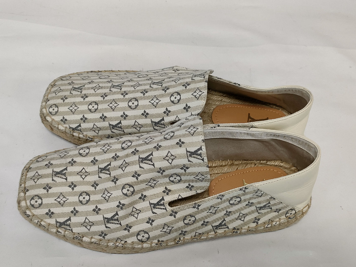 LOUIS VUITTON Louis Vuitton Vidal Line Monogram Espadrilles Slip-On Loafers Size 6 1/2