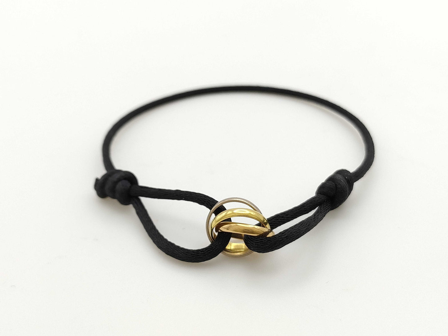 Cartier Trinity Cord Bracelet 750 3.2g Bracelet/Bangle 