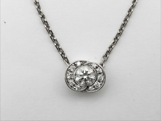 BVLGARI Incontro d'Amore Diamond Necklace in WG 750, 3.5g 