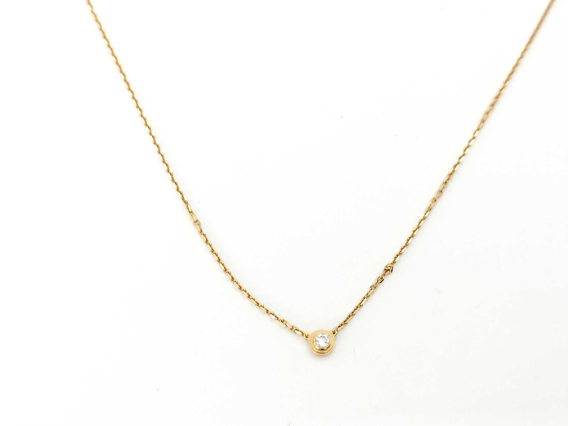 Cartier D'Amour Diamant Léger XS Au750 2.2g Necklace 