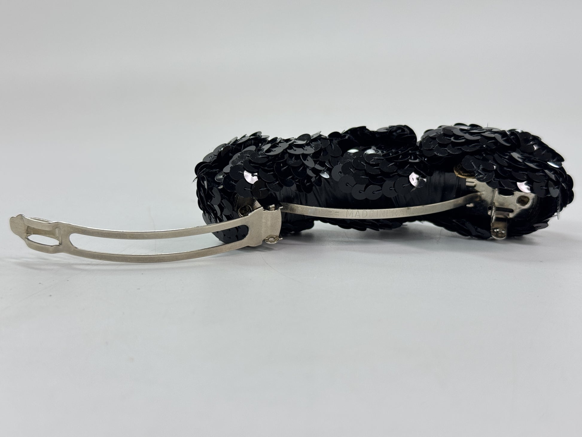 CHANEL Sequined Barrette Hair Accessory