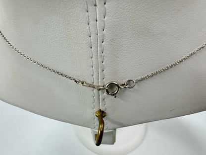 Tiffany & Co. Loving Heart Tiffany Sterling Silver Necklace, 925, 5.2g, 47cm Chain