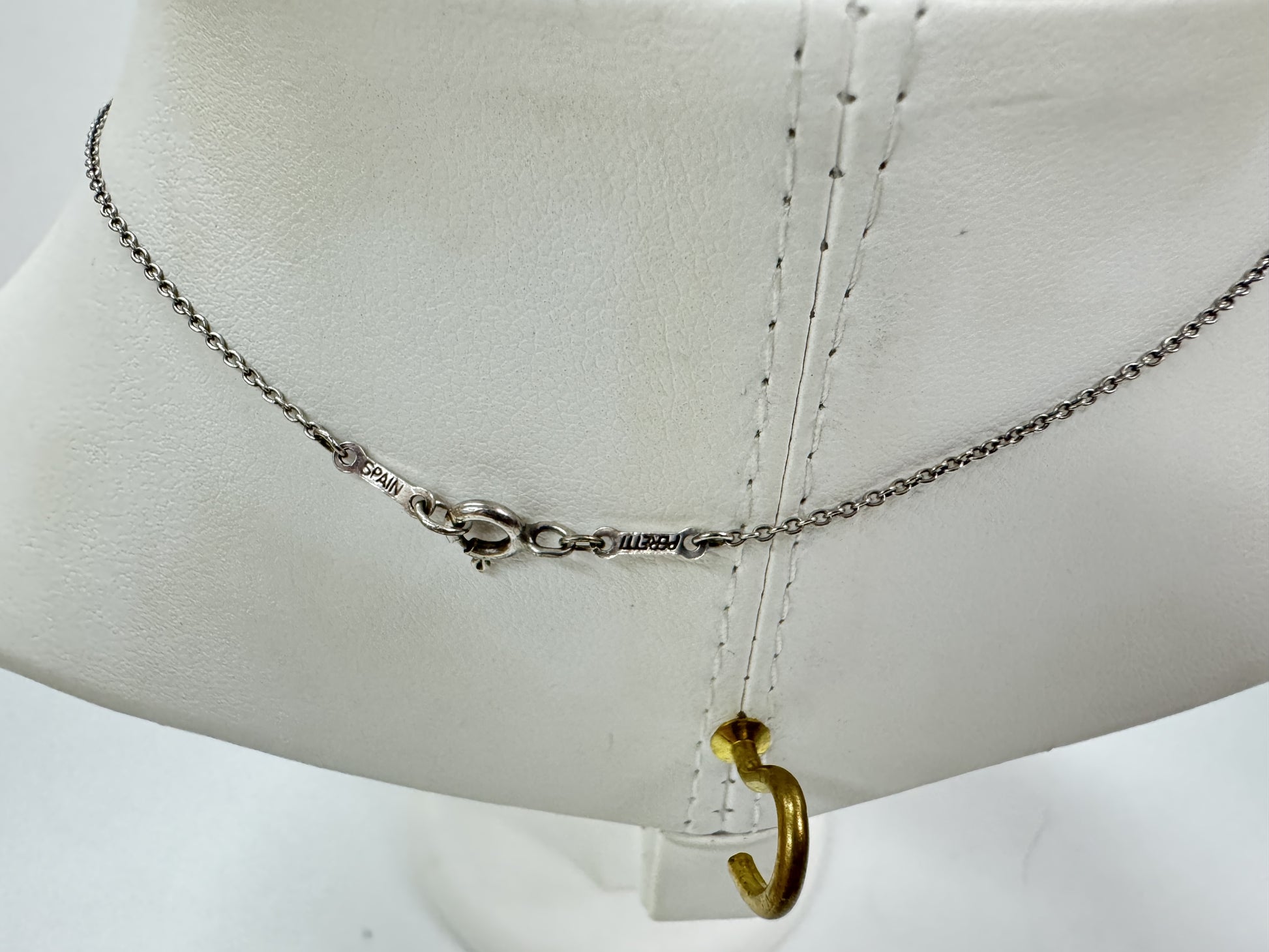 Tiffany & Co. Open Heart Tiffany SV925 Open Heart Necklace 3.3g 41cm Necklace