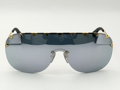 LOUIS VUITTON Z2367W Monogram Flower 136□00-130 Mirror Lens Sunglasses RG0128 with Case