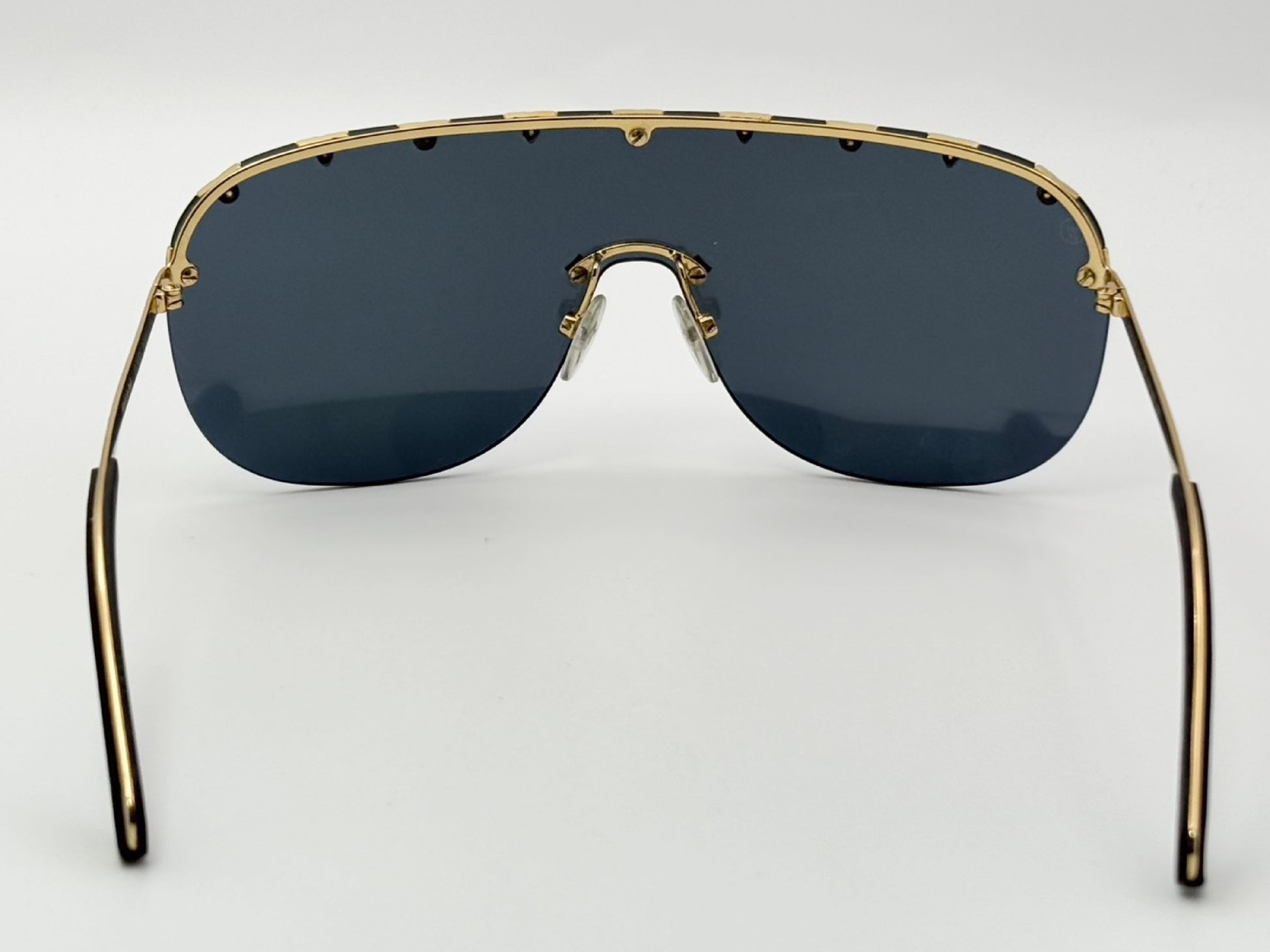 LOUIS VUITTON Z2367W Monogram Flower 136□00-130 Mirror Lens Sunglasses RG0128 with Case