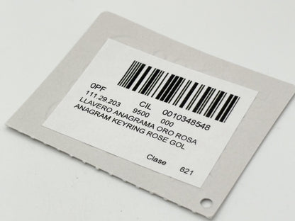 LOEWE Anagram Charm Key Ring Pink Gold Key Case/Key Holder