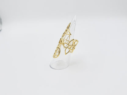 LOUIS VUITTON M0914S Ring LV Twiggy Ring #S OB4212 Gold Ring