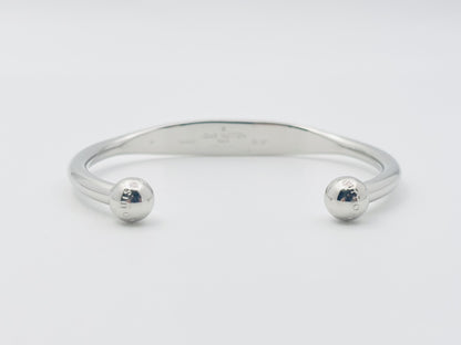 LOUIS VUITTON M64839 Jonques Monogram Bangle #M DI1107GP Silver Bracelet/Bangle
