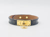 LOUIS VUITTON M4150 Logomania Bracelet #17 PVC and Leather Brown Monogram Bracelet/Bangle