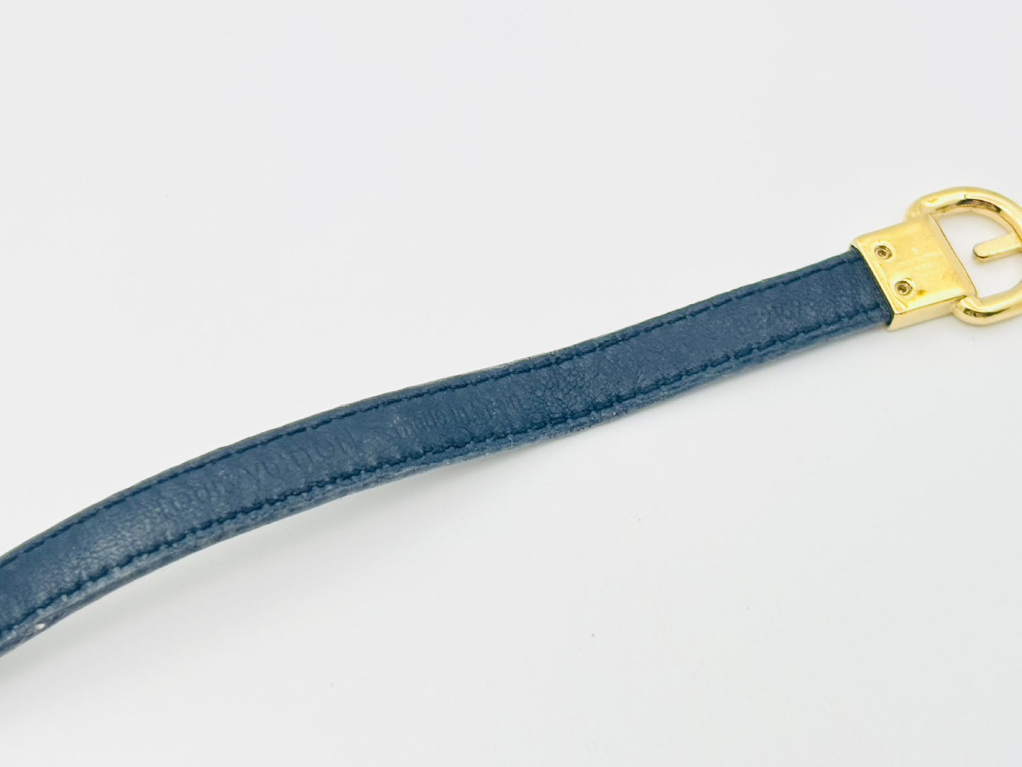 LOUIS VUITTON Monogram Louis Vuitton M6170 Bracelet Fasten Your LV Bracelet #19 PVC and Leather Brown Monogram BC2159 Bracelet/Bangle