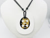 HERMES Lift GM Buffalo Horn x Lacquer Wood Necklace White Necklace