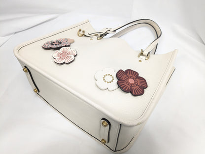 COACH 2-Way Leather Shoulder Bag/Handbag