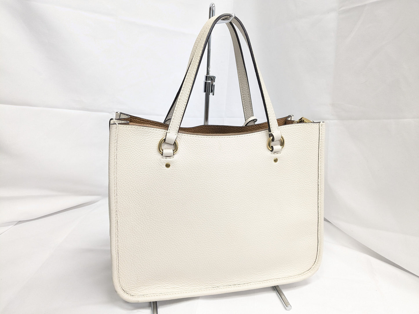 COACH 2-Way Leather Shoulder Bag/Handbag