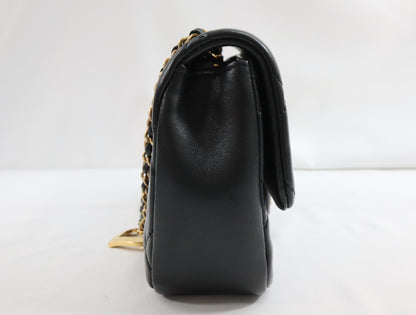 CHANEL Matelasse Chain Shoulder Bag Mini Matelasse Coco Mark AS3456 CHANEL Heart Black Shoulder Bag