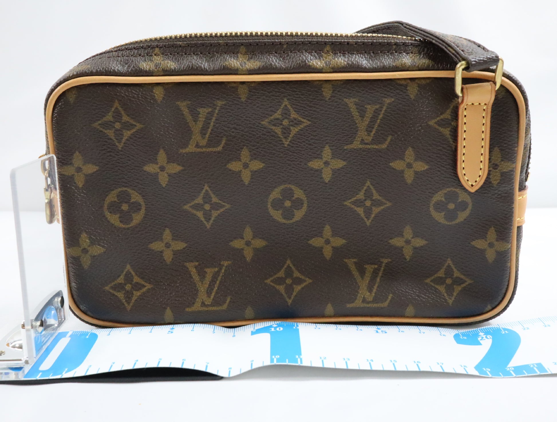 LOUIS VUITTON Monogram LOUIS VUITTON M51828 Monogram Pochette Marly Bandouliere SL0050 Shoulder Bag
