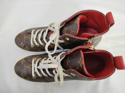 LOUIS VUITTON Monogram Louis Vuitton Women's Sneakers Size 37