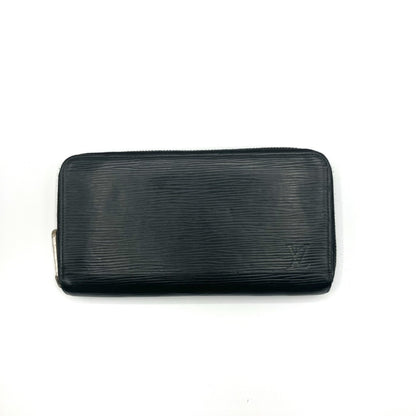 LOUIS VUITTON Epi Zippy Wallet Long Wallet Noir