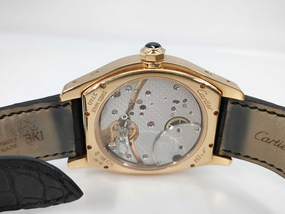 Cartier Tortue XL Ivory Dial W1545851 154 2760 Manual Winding 18K Gold Men's Watch