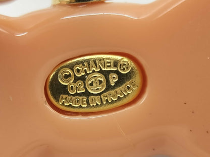 CHANEL 02P Ribbon Earrings