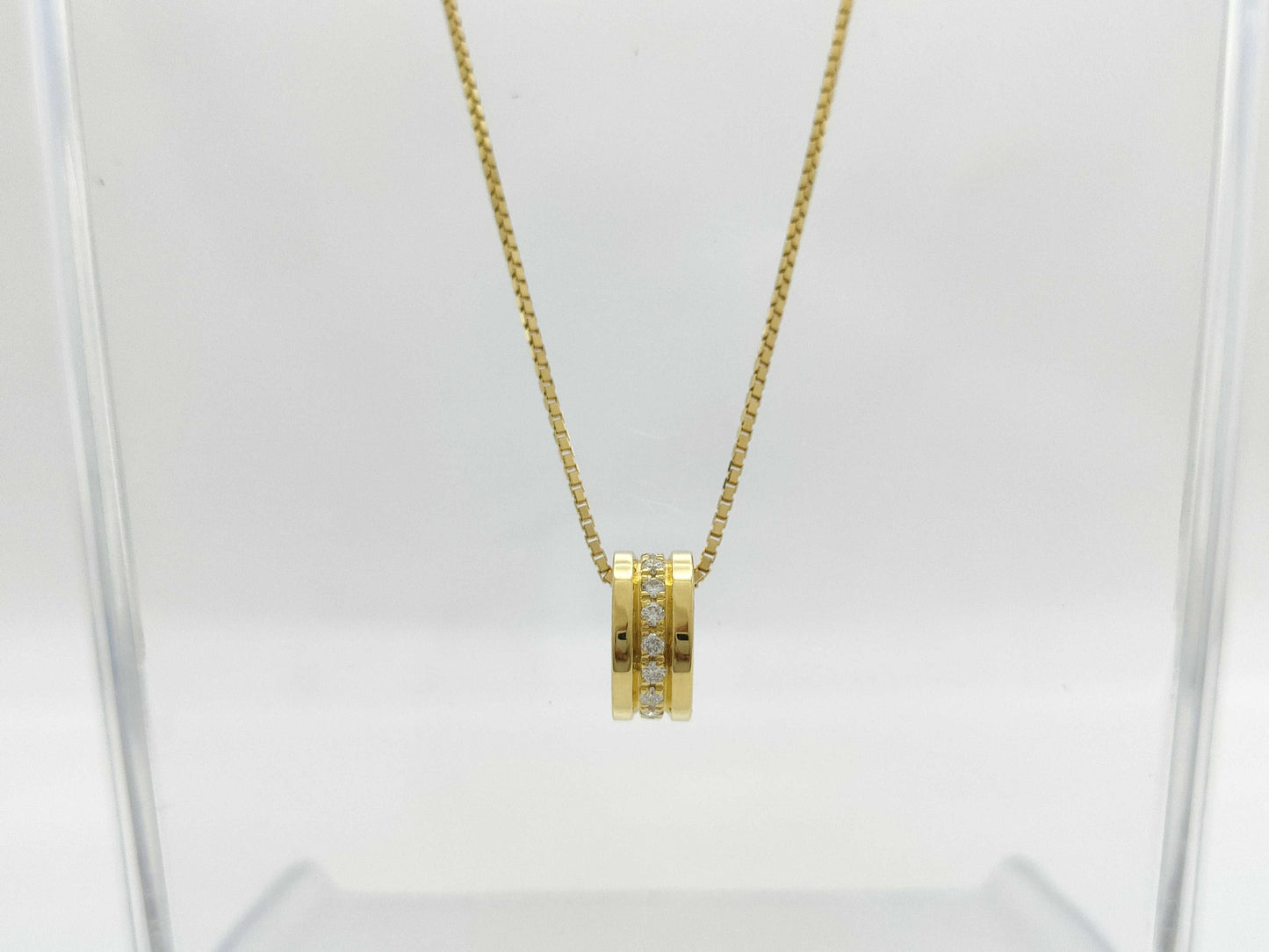FOPE D0.29ct YG 750/K18 6.1g Necklace 
