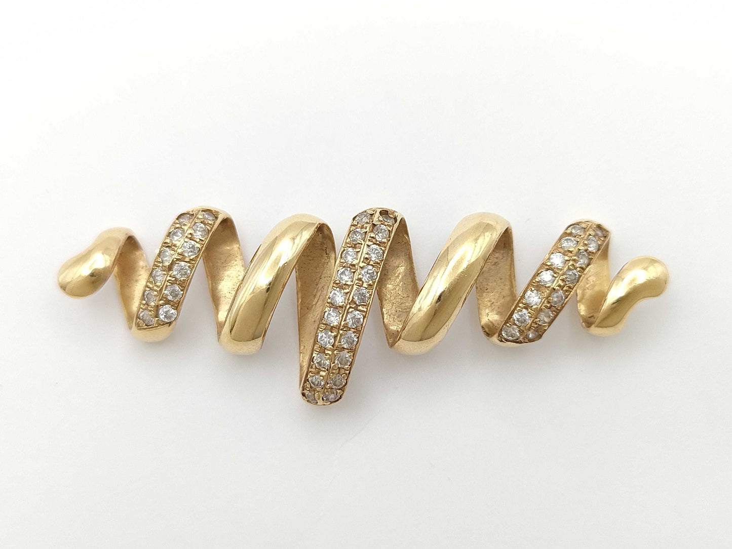 Transparent Stone K14 7.2g Pendant Top 